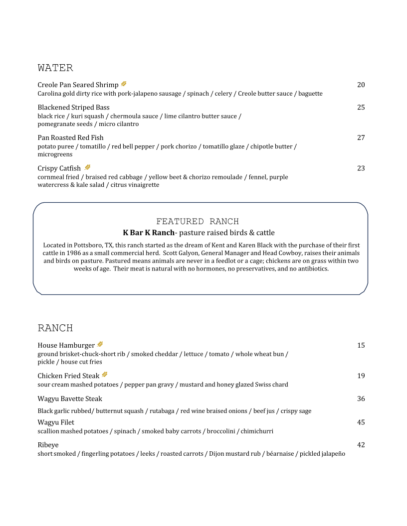 Menu Harvest At The Masonic-2